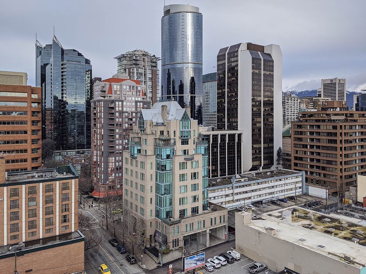 Image showing dense construction in Vancouver's Downtown