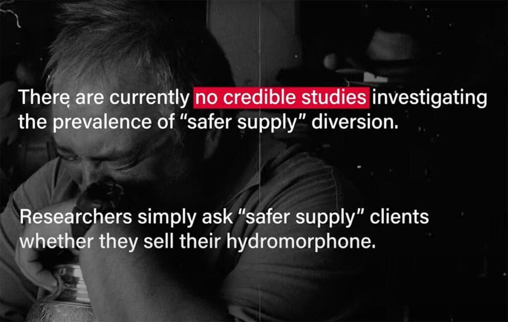 The image captures a grieving father over loss of his daughter to drug overdose caused by safe supply drugs